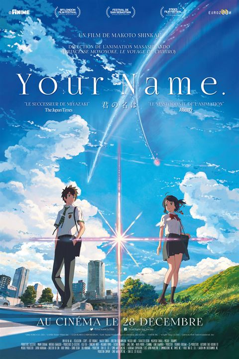 Your name. (Kimi no na wa.) de Makoto SHINKAI