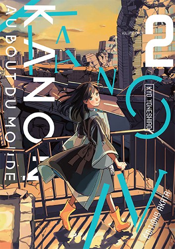 Couverture du tome 2 de Kanon jusqu'au bout du monde