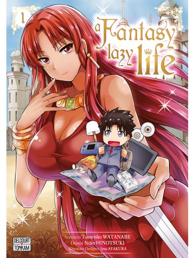 Jaquette du tome 1 de A Fantasy Lazy Life