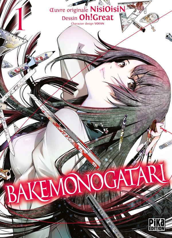 Couverture du tome 1 du manga Bakemonogatari