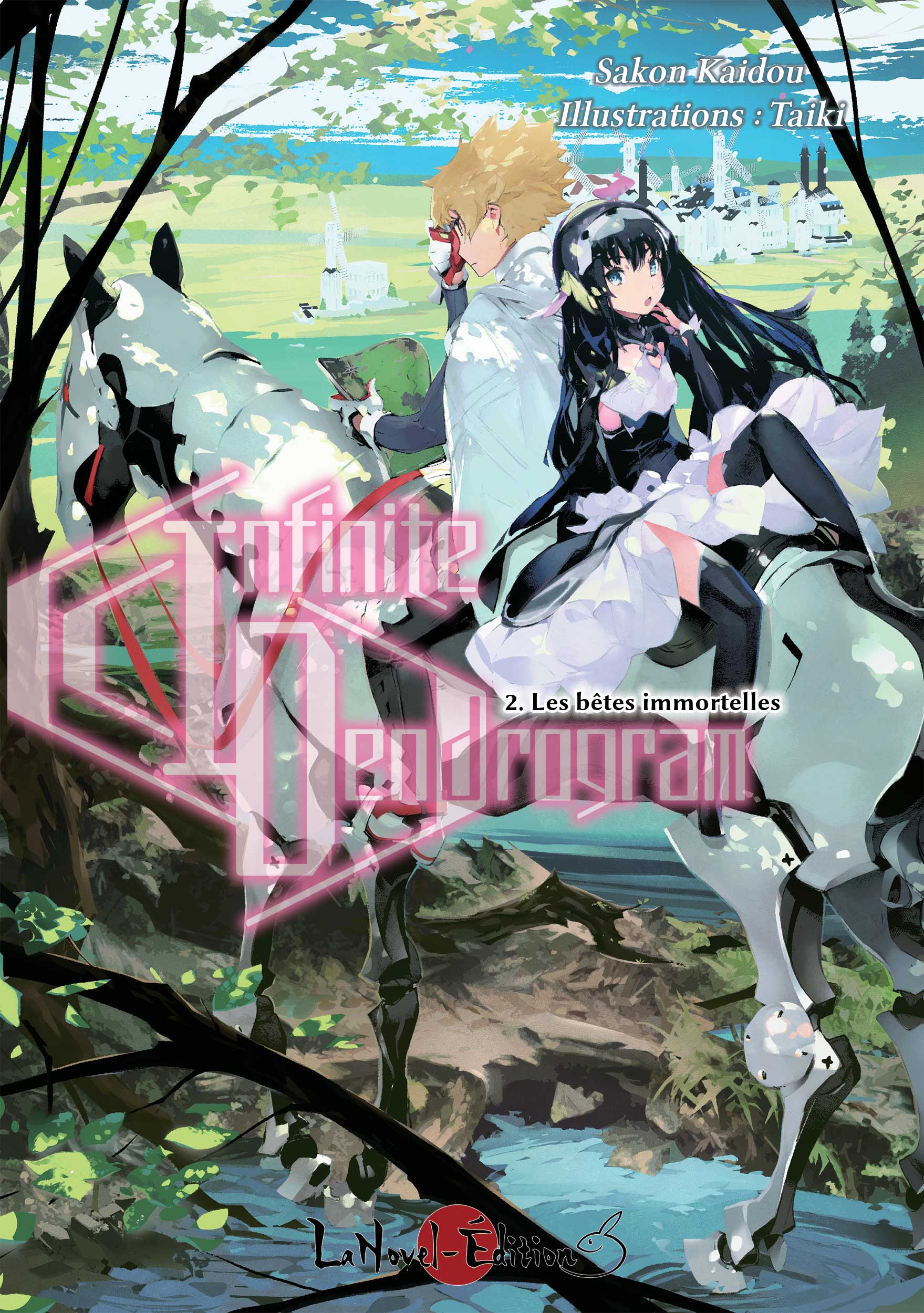 Couverture du tome 2 du Light Novel Infinite Dendrogram