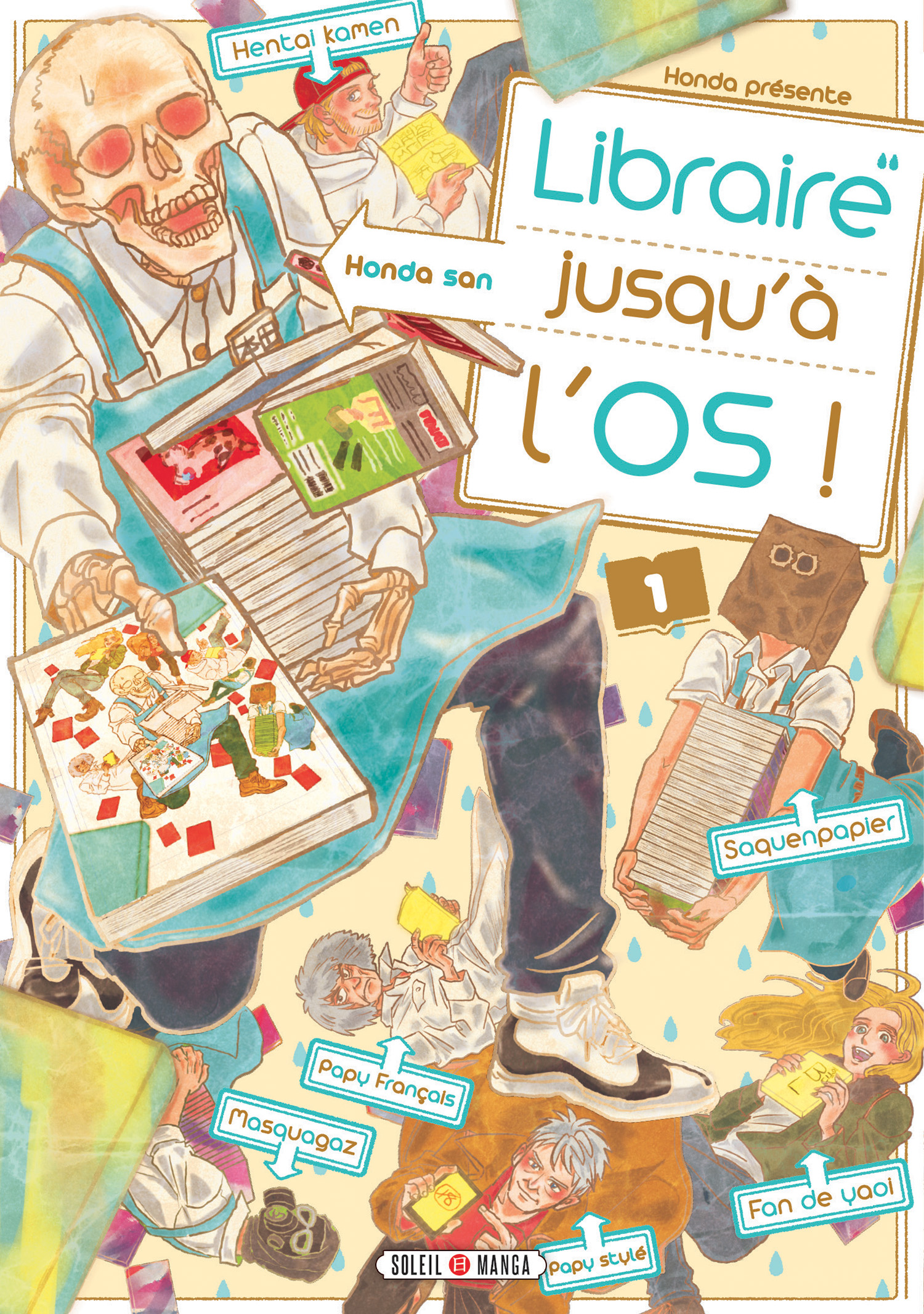 Couverture du Tome 1 de Libraire jusqu'à  l'os