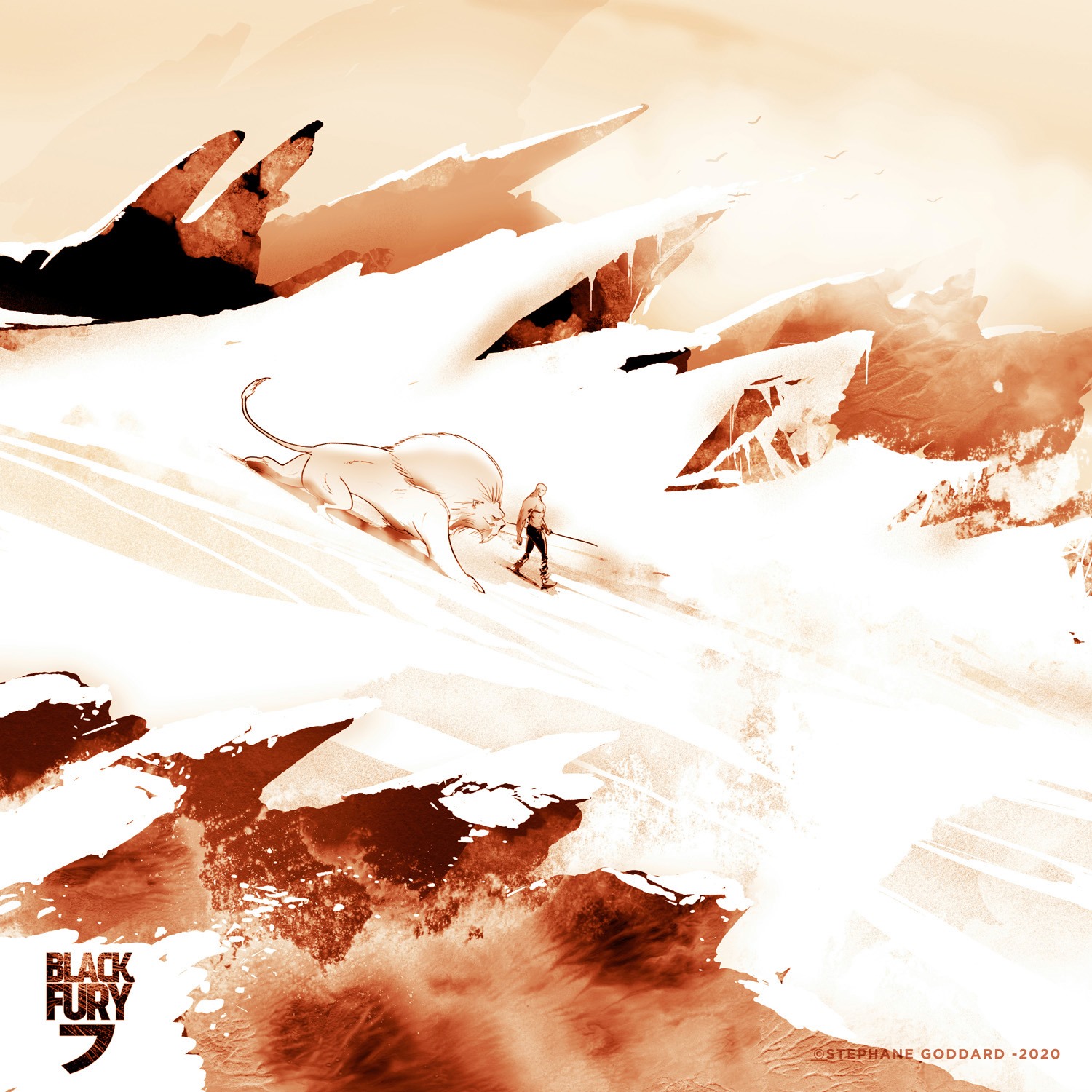 Illustration black fury 1