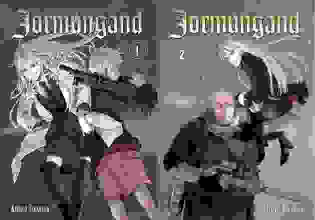 Couvertures des deux premiers tomes de Jormungand